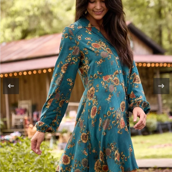 Natural Life Ansley Woven Tunic Shirt Dress - Picture 3 of 9